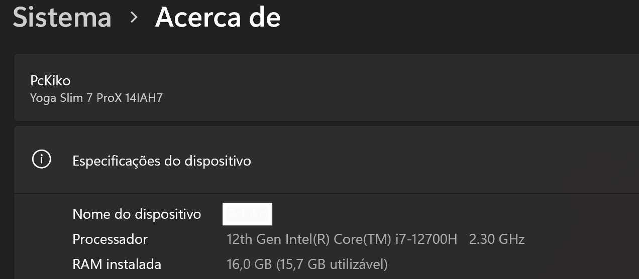 Portátil LENOVO Yoga Slim 7 PROX 14IAH7