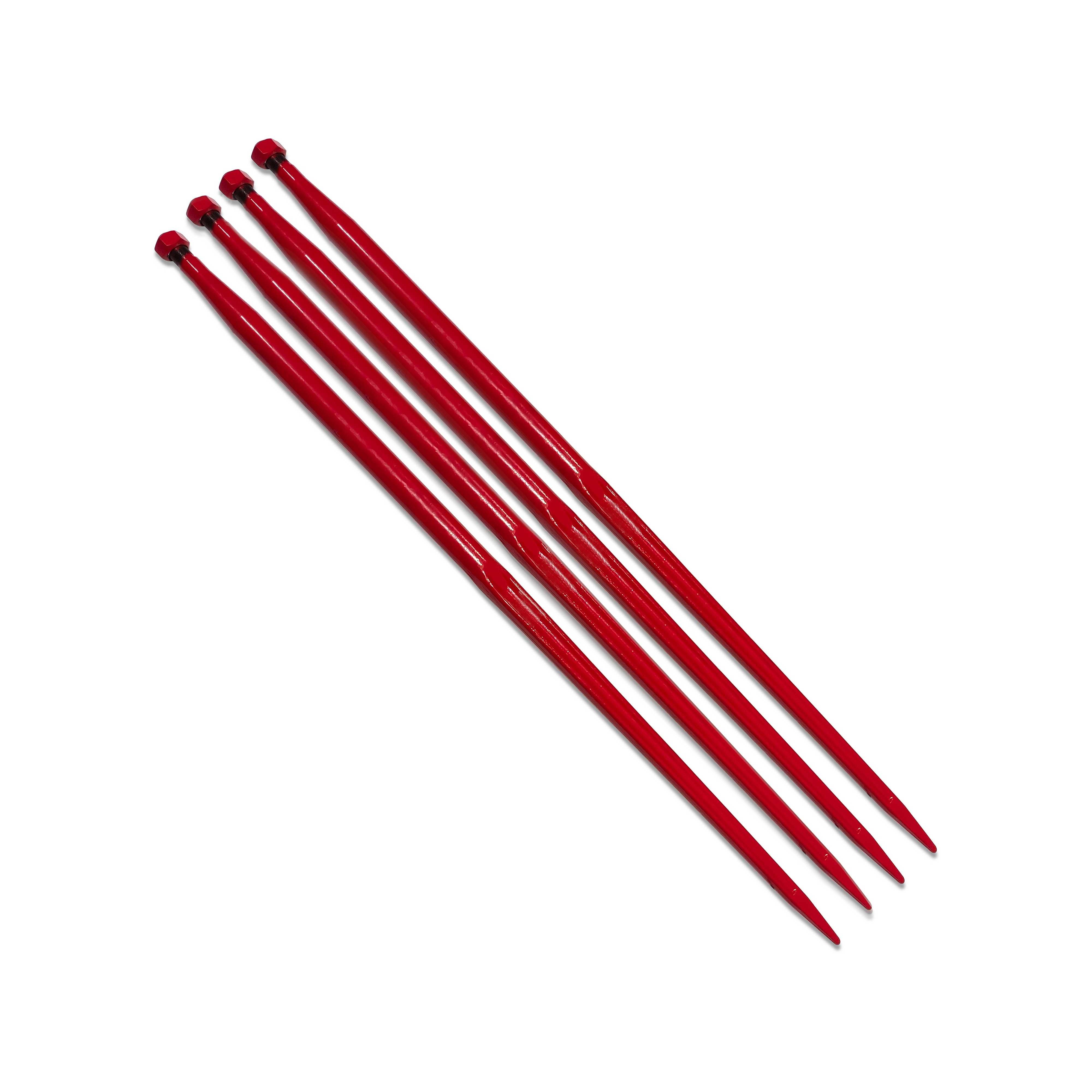 4x Prosty ZĄB ŁADOWACZA 1000 mm Chwytaka Krokodyla Widły Tur [8962]