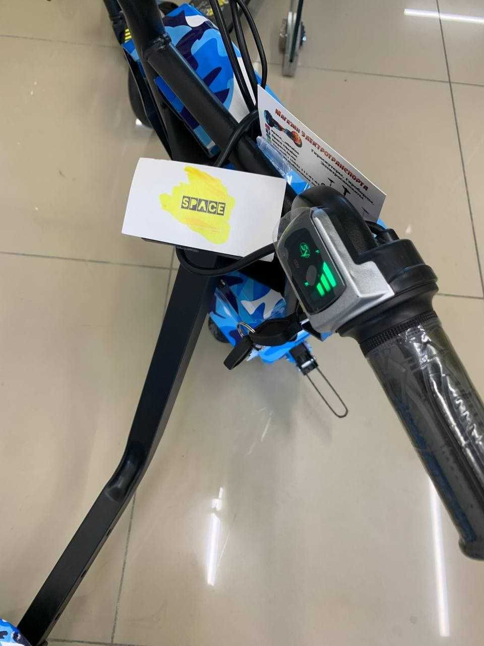Дрифт-карт элеткроскутер Windtech Drift Cart голубой мелитари