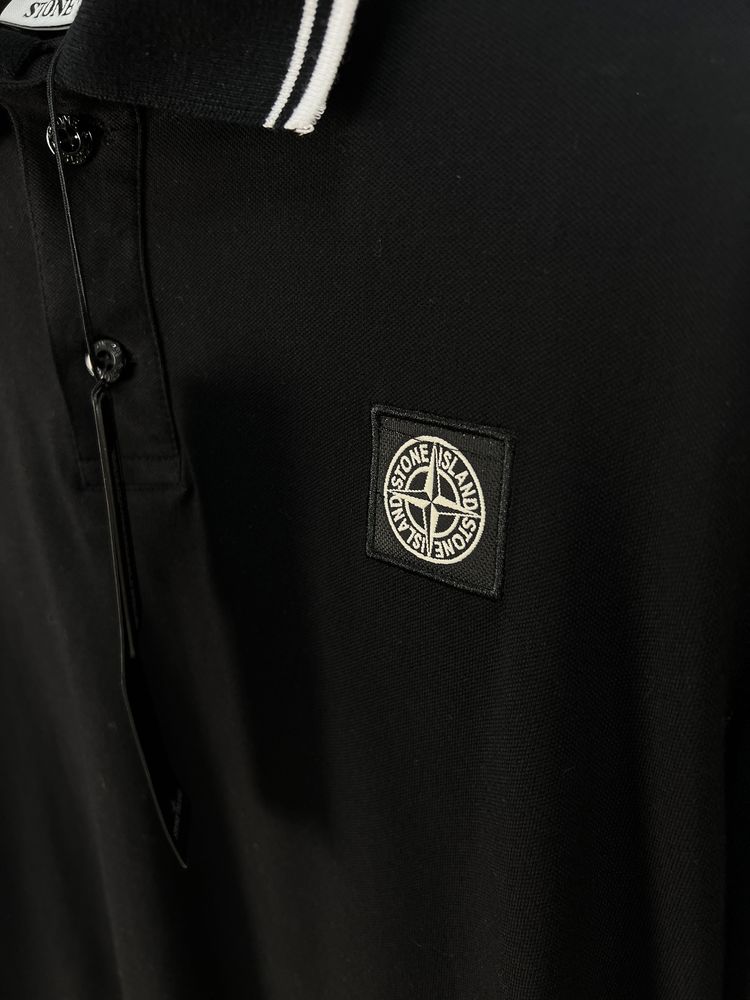 Футболка Поло Stone Island Black