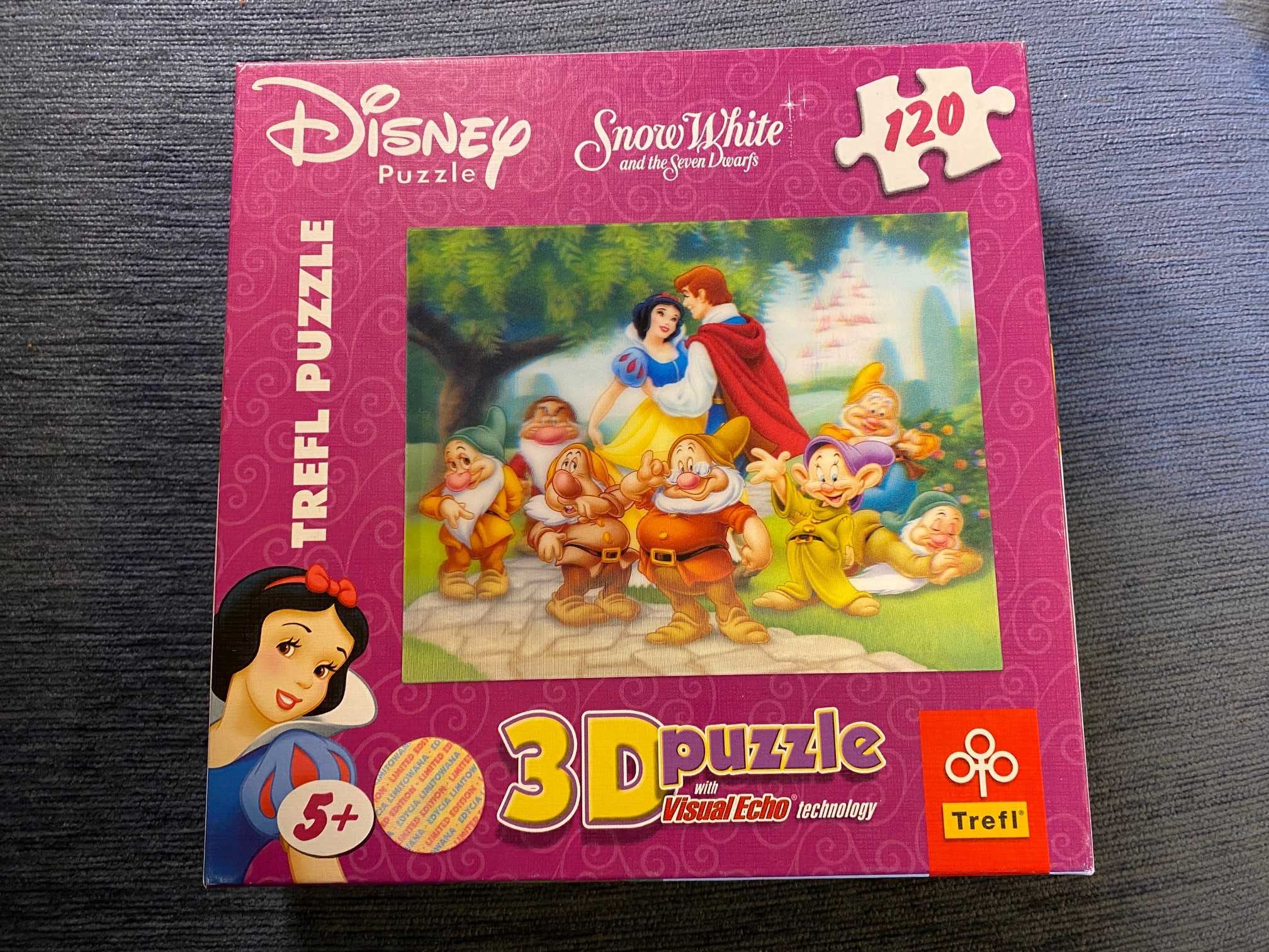 Puzzle 3d Królewna Śnieżka Trefl - 120 elementów