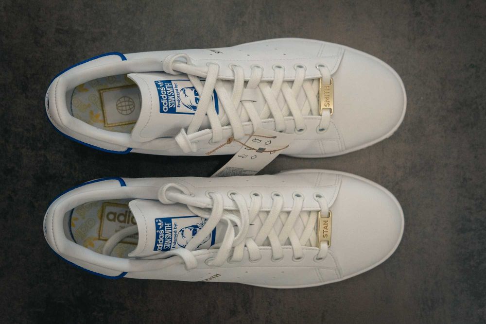 Білі шкіряні кросівки Adidas Originals Stan Smith (US10, 42.5)
