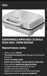 Gofrownica MPM stan bdb kolor srebrny