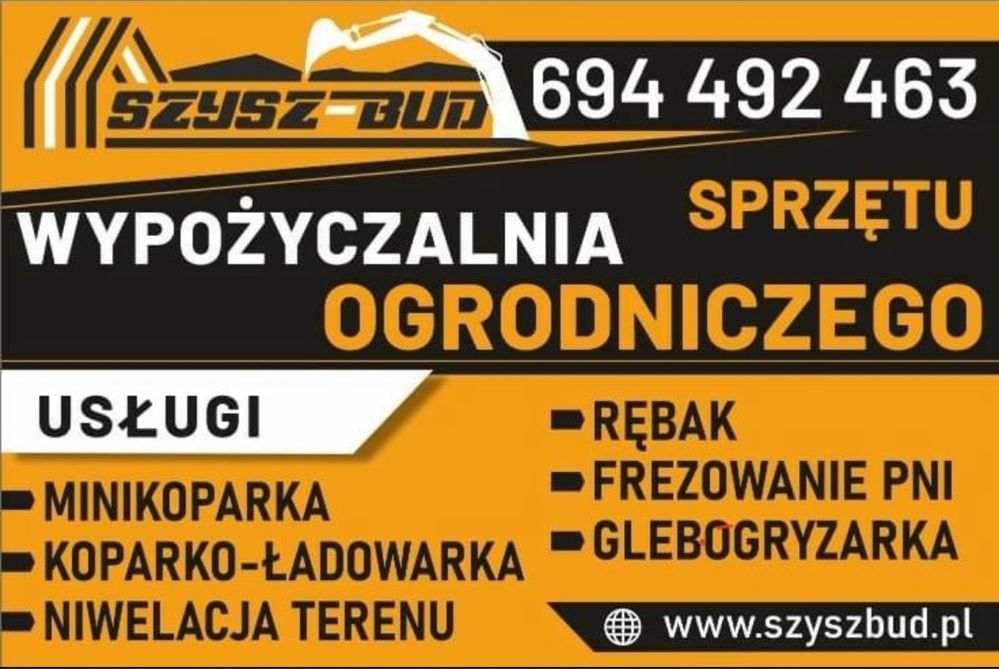 Wypożyczalnia sprzętu ogrodniczego