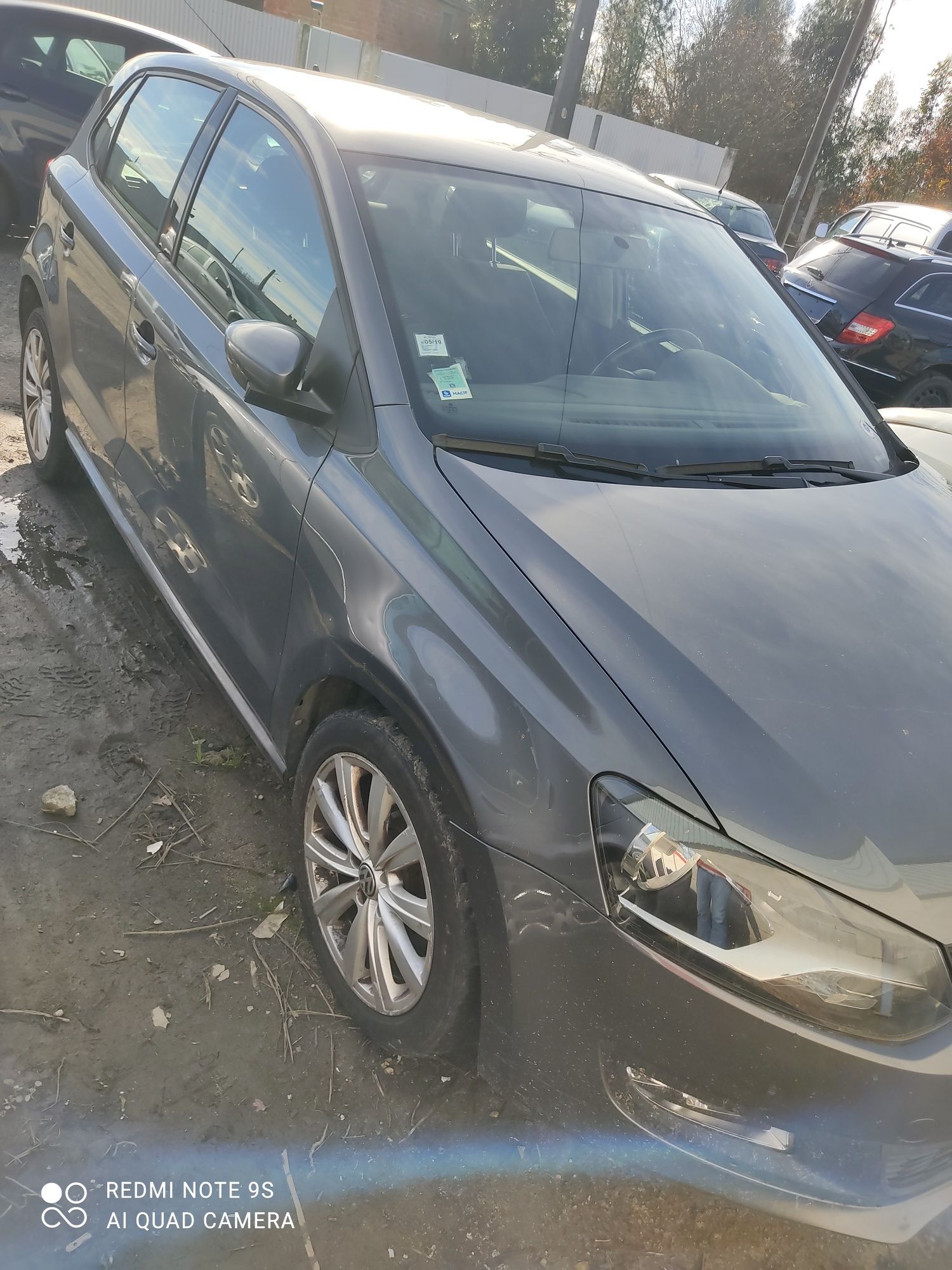 Peças VW Polo 6R 1.6tdi, frente completa, kit airbags, traseira, porta