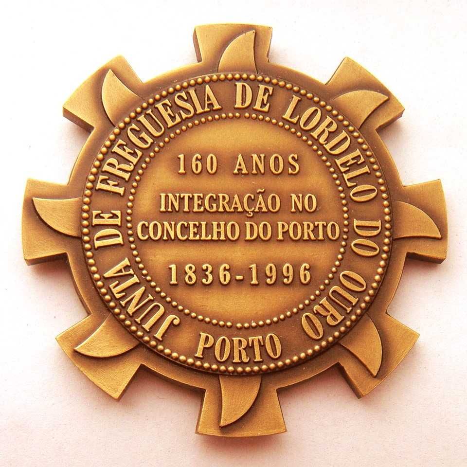 Medalha de Bronze Sol 160 Anos da Junta Freguesia de Lordelo do Ouro