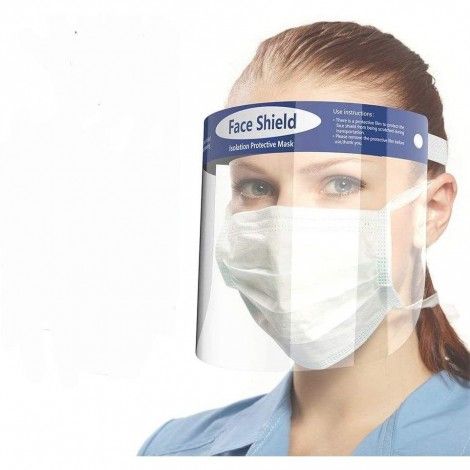 PROMOCJA Maska Przyłbica Ochronna Osłona Twarzy Face Shield