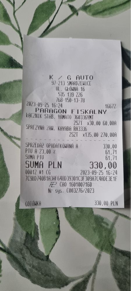 Sprężyny zawieszenia KYB RA3336
