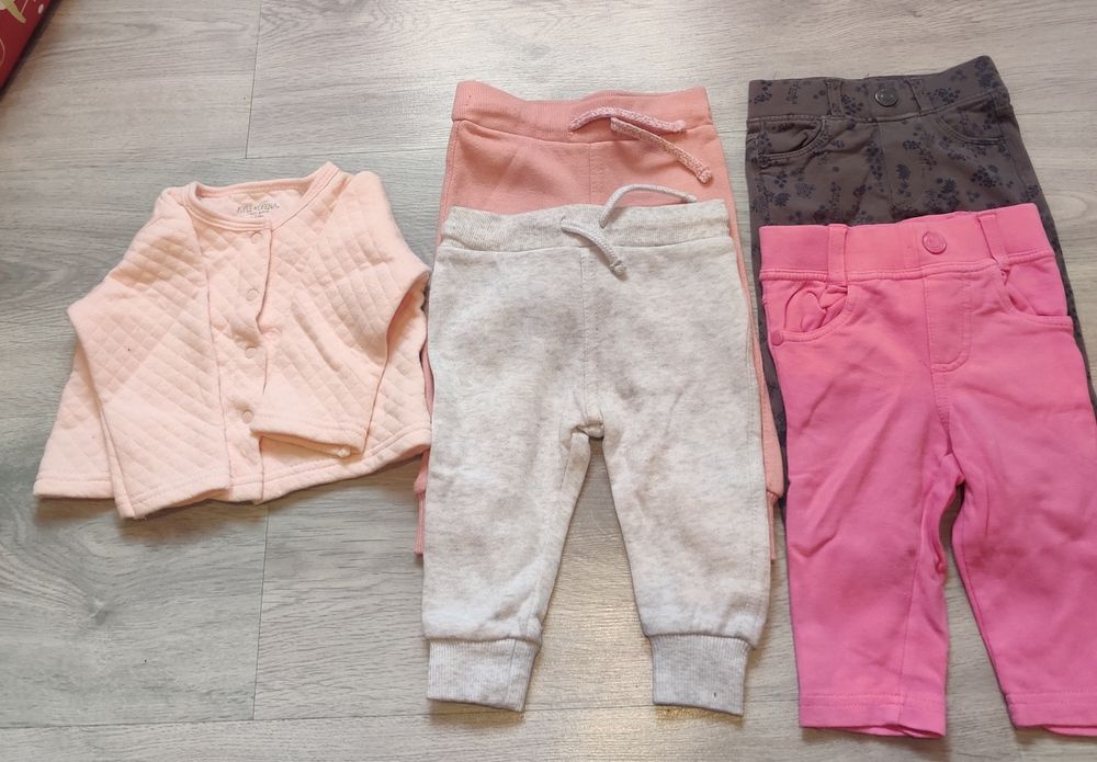 Zestaw paka paczka spodni 62/68 plus bluza cool club f&f