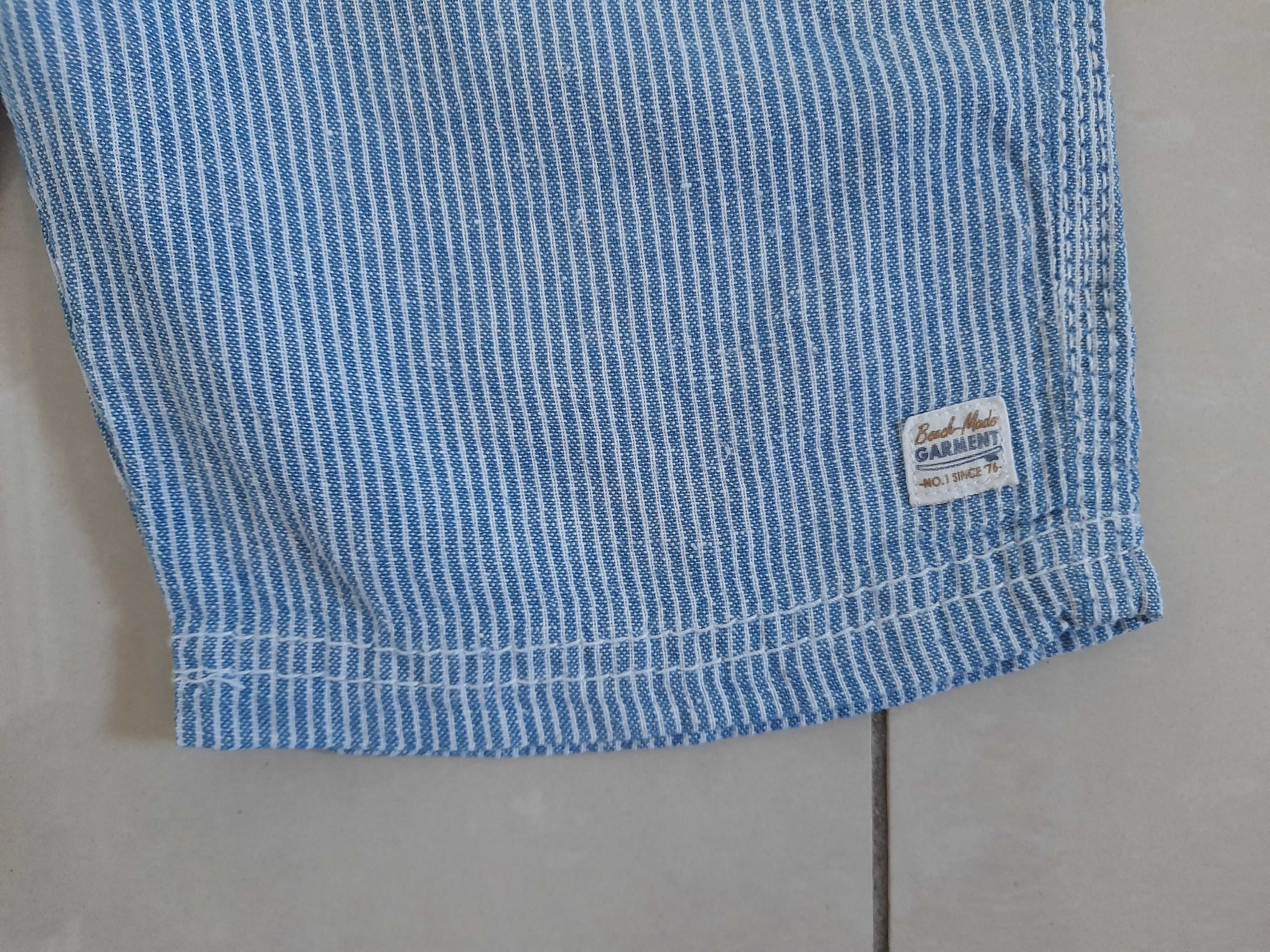 H&M spodenki chłopięce eleganckie len R.128 NOWE