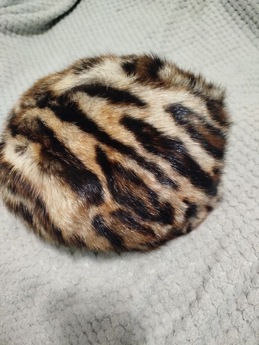 Капелюх з натурального леопарда