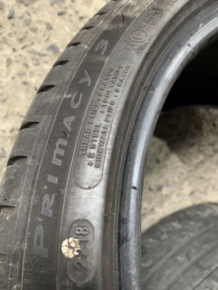 (2шт) 275/35R19 Michelin Primacy 3 RunFlat (2018 рік) літні шини