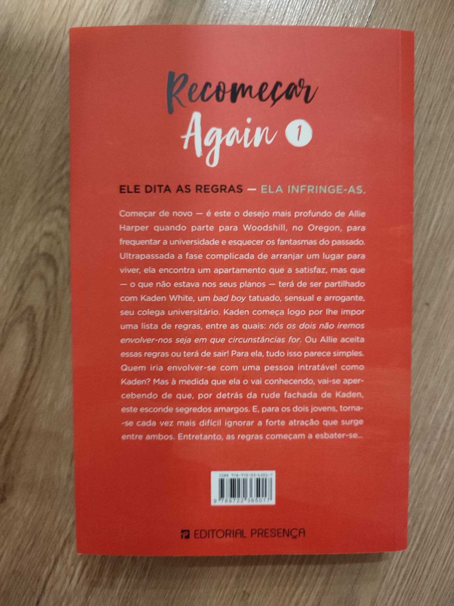 Livro: Recomeçar - Again 1