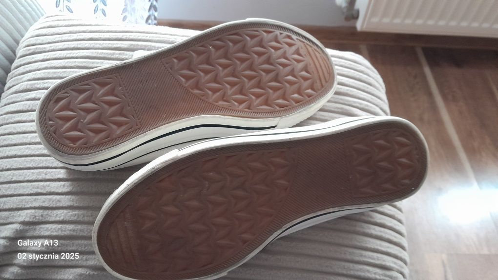 Trampki męskie Reserved 42 cm białe /kremowe