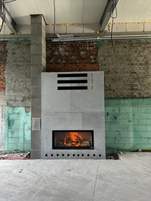 Монтаж камінів і димоходів гільзування димоходів