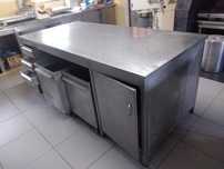 2 bancadas de inox 2,10*1,00