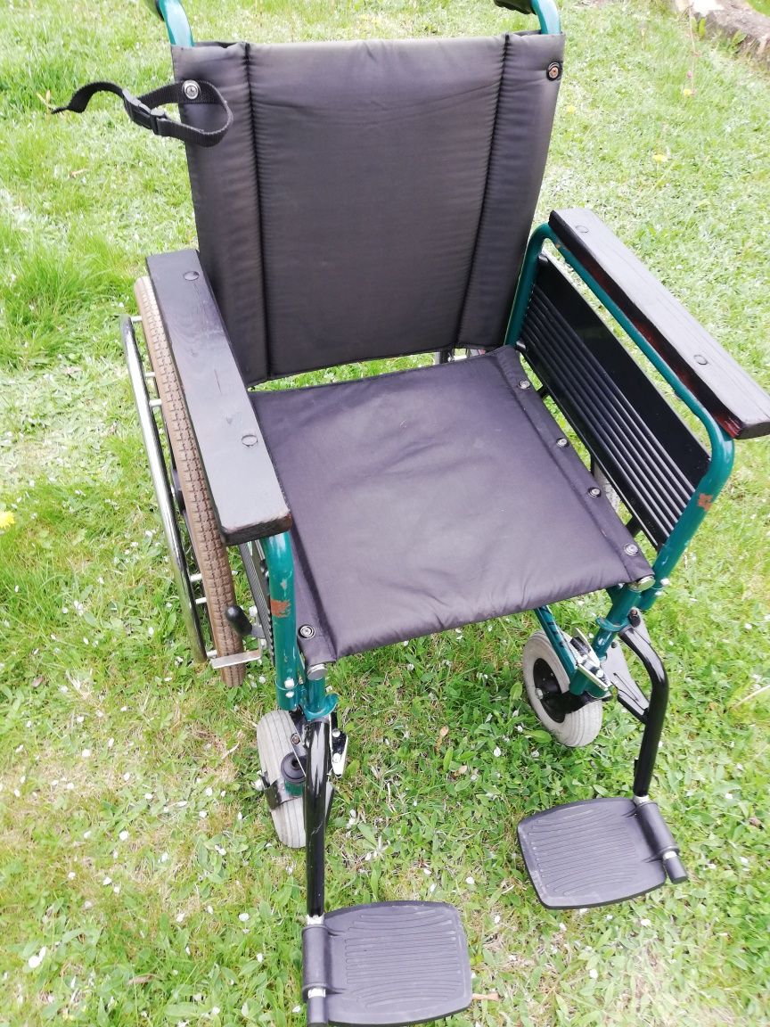 Wózek inwalidzki stalowy niemiecki