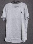 Szary T shirt sportowy męski S