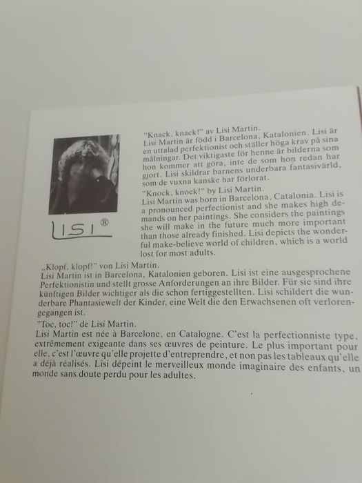 Postal de natal de Lisi Martin de 1992