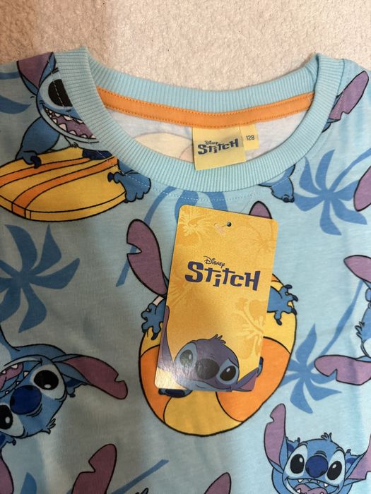 Dwie koszulki Disney Stitch 116 i 128 nowe