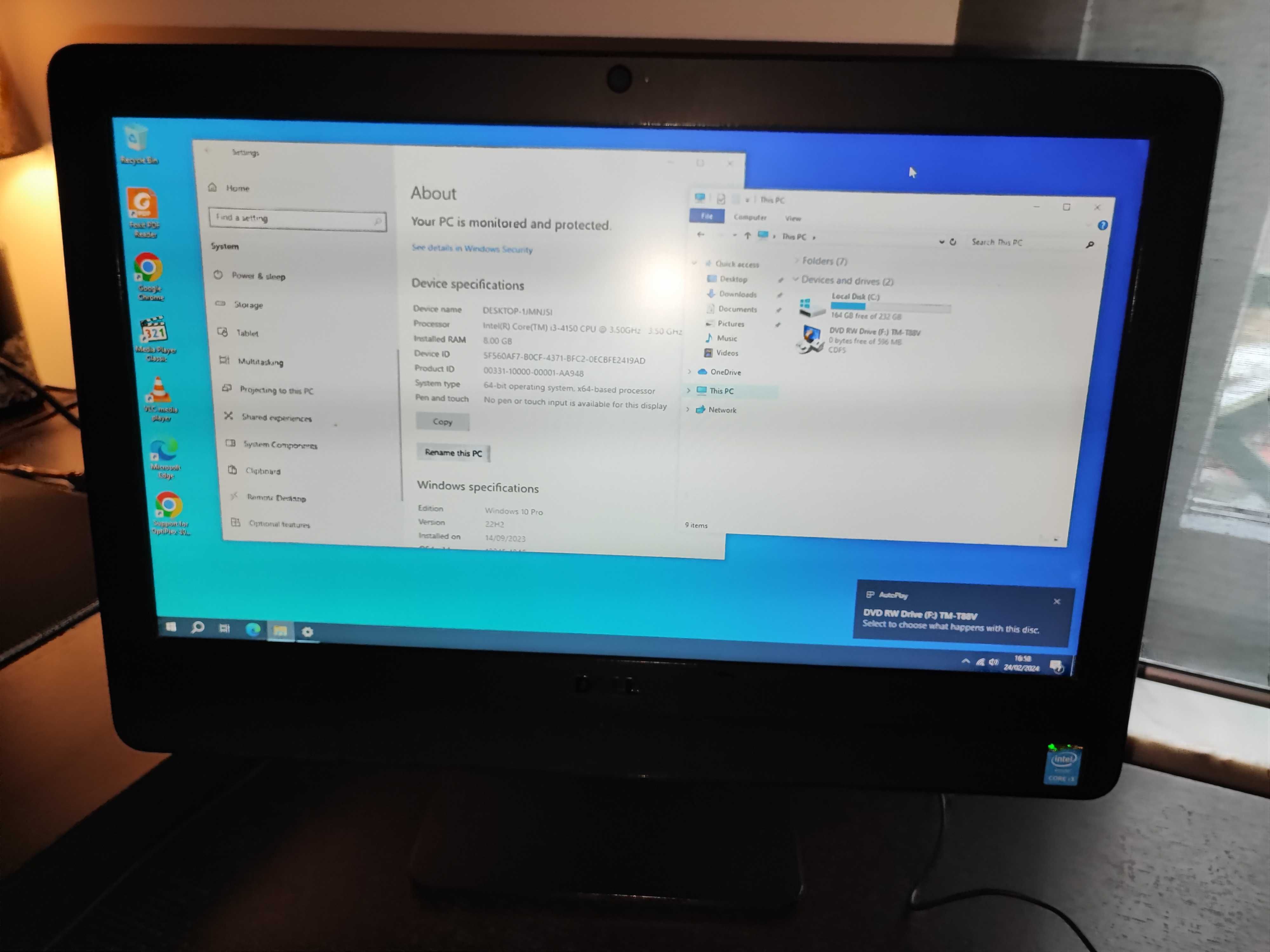 Dell OptiPlex 3030 AIO - Windows 10 + Office