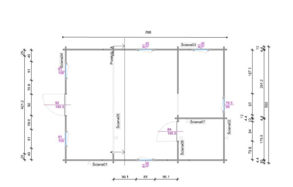 domek letniskowy / całoroczny MOZAMBIK 35 m2