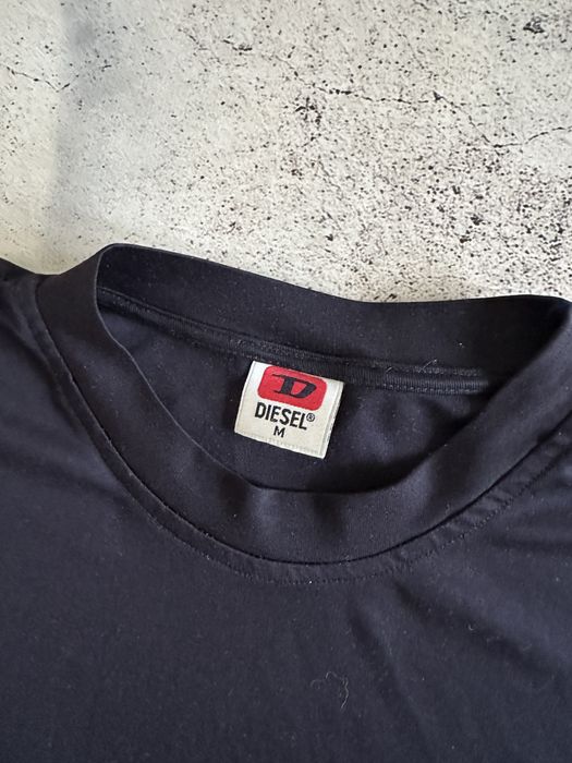 Винтажная синяя футболка Diesel оригинал Размер М