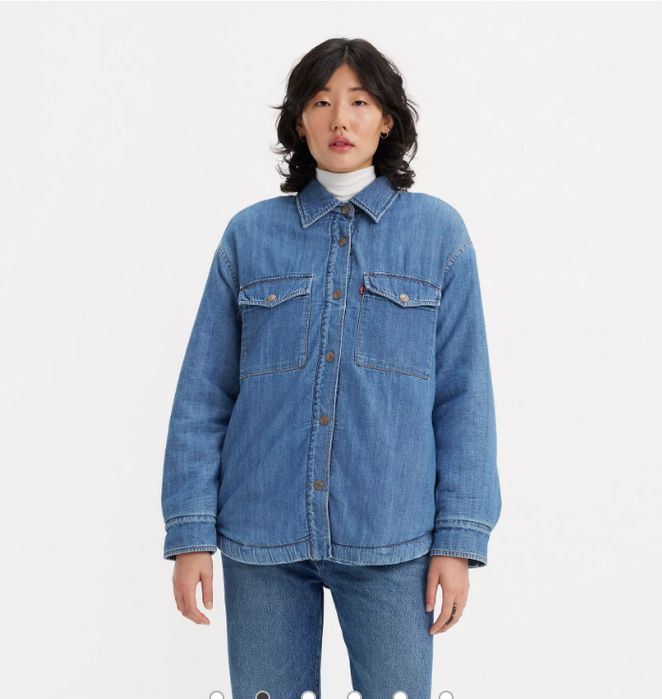 Жіноча джинсова куртка сорочка Levi’s