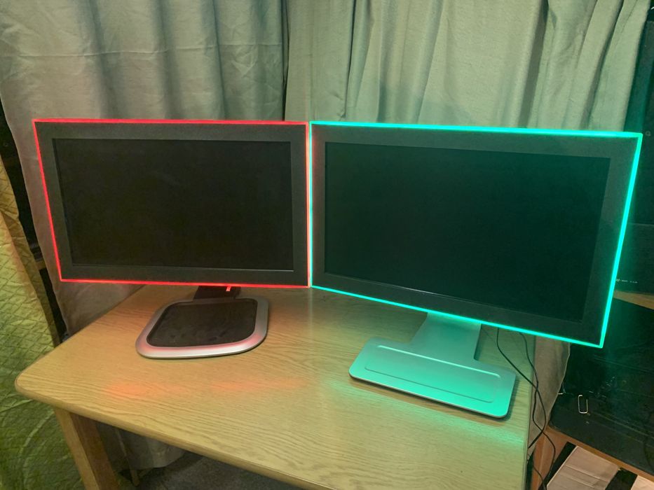 Ramki do podświetlenia RGB monitor 22cale