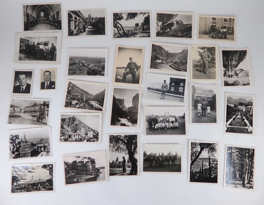 Conjunto de 84 fotografias antigas 9/10 cm