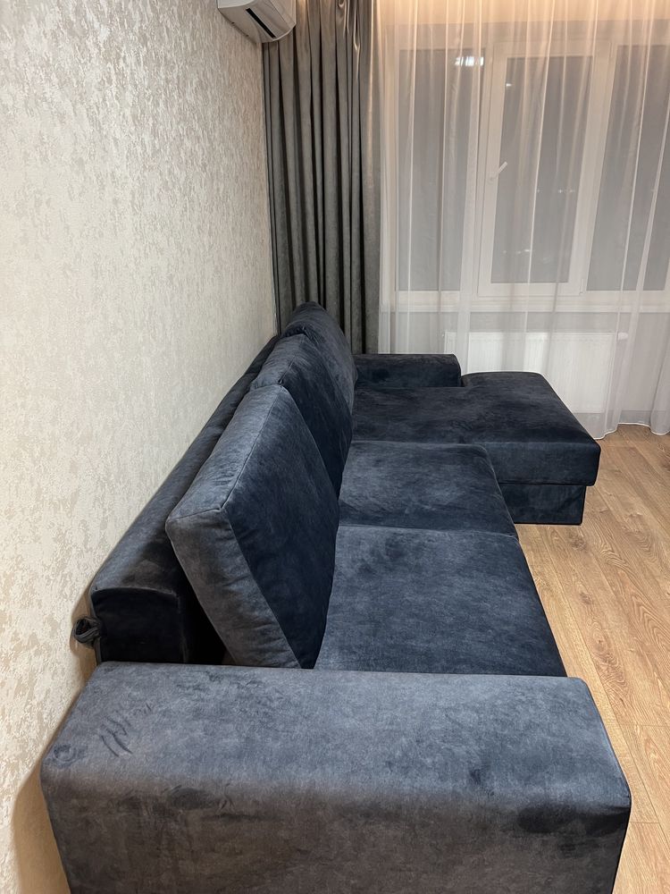 Кутовий Угловой диван лофт хай-тек модерн раскладной велюр
