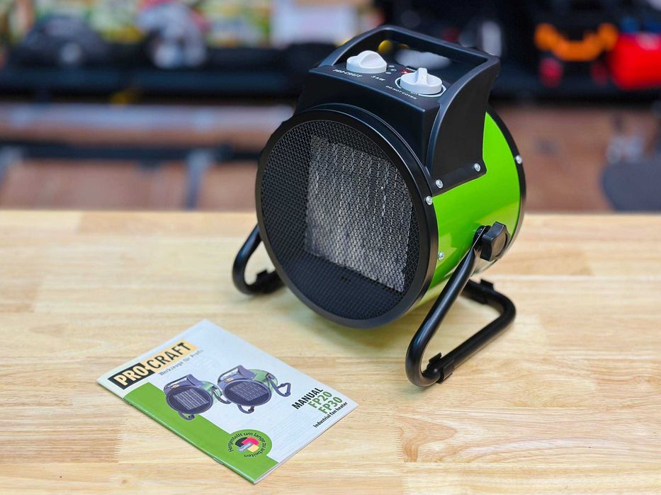 Керамічний Тепловентилятор Procraft |Швидкий нагрів 3 режими, Гарантія