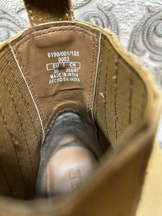 Черевики Zara шкіряні