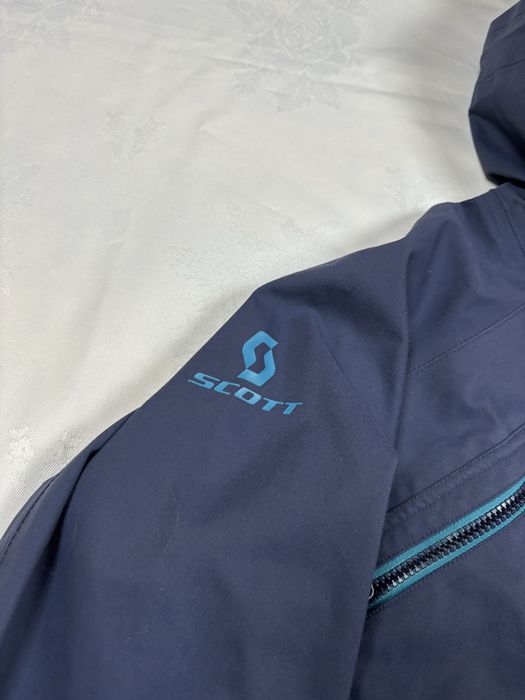 Kurtka przeciwdeszczowa Scott Granatowa M logo