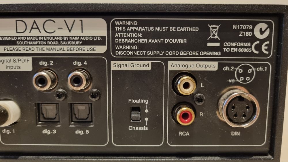Naim DAC-V1 przetwornik cyfrowo-analogowy, przedwzmacniacz