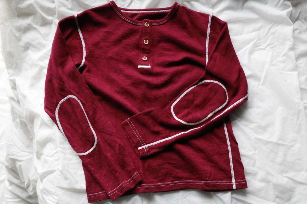 LMNTS bluzka wełna + bambus odzież termiczna bielizna  12-13 lat