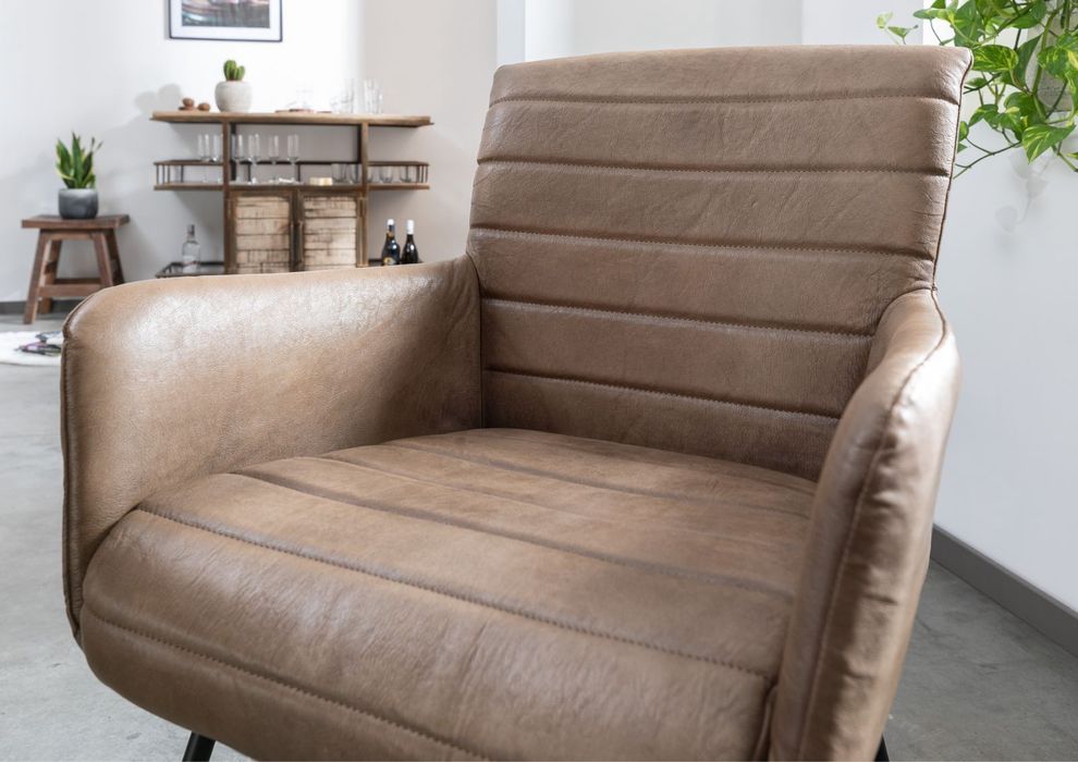 Krzesło fotel skóra massivemoebel 4 szt