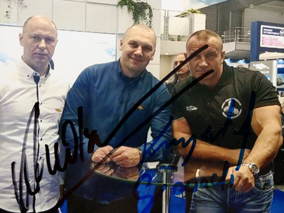 Oryginalny autograf Krzysztof GŁOWACKI i Mariusz PUDZIANOWSKI 2w1