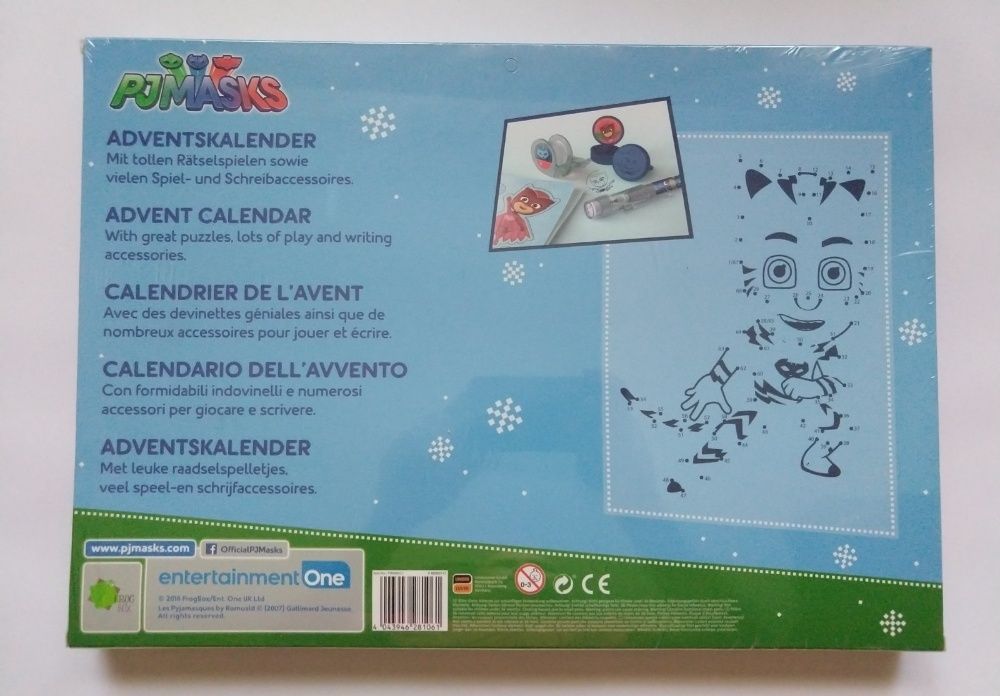 Подарок Адвент календарь Герои в масках PJ Masks