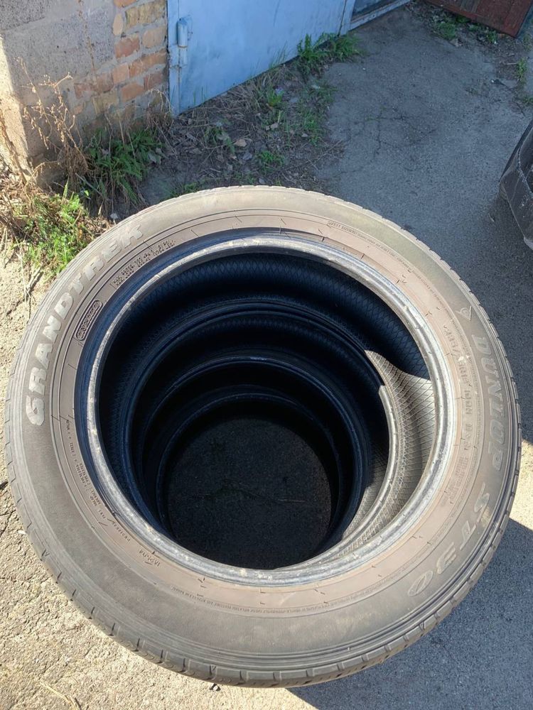 Літня резина шини гума DUNLOP розмір 235/55 R18 б/у
