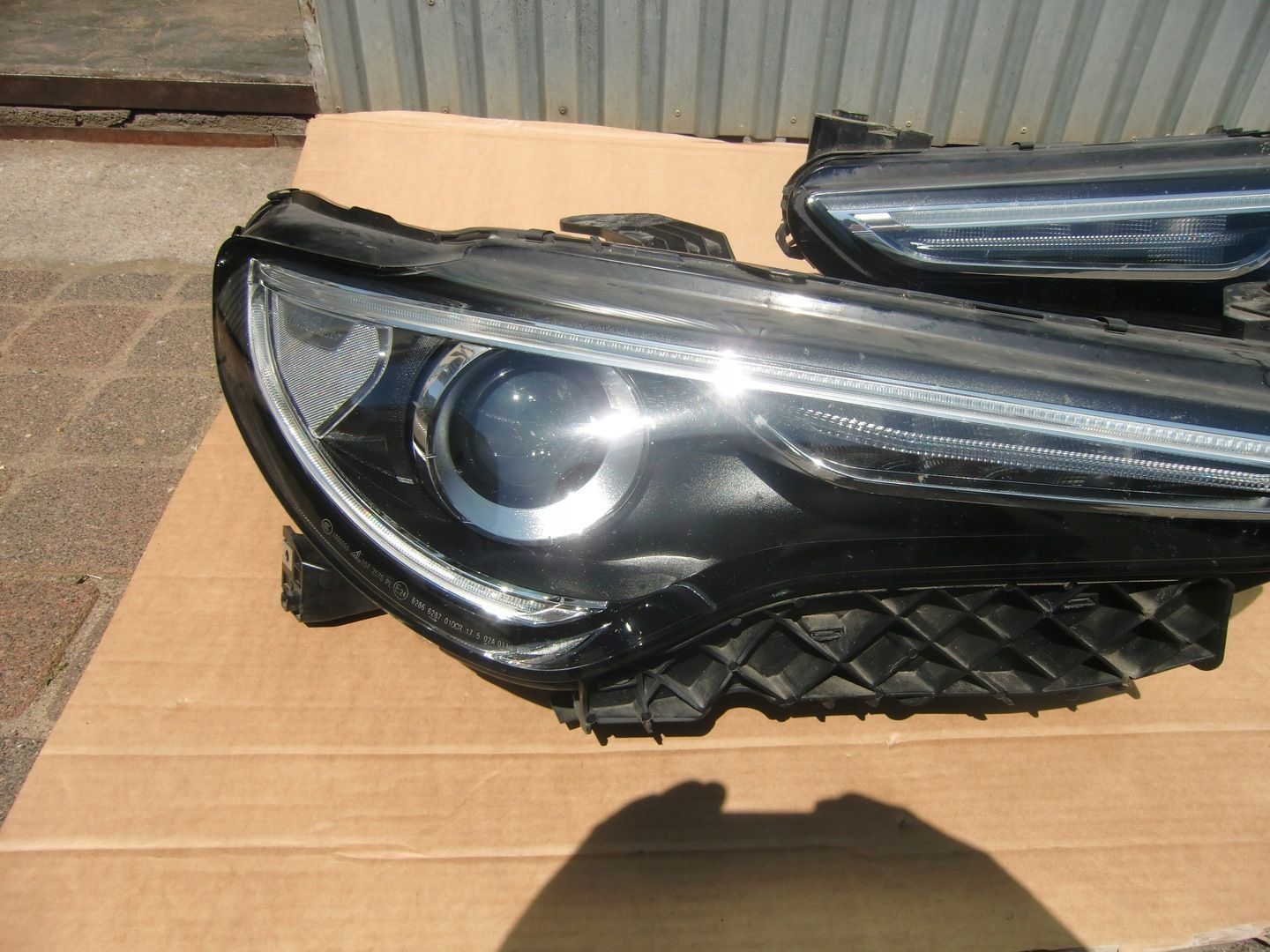 LAMPY PRAWA LEWA ALFA ROMEO STELVIO BI XENON LED DEMONTAŻ