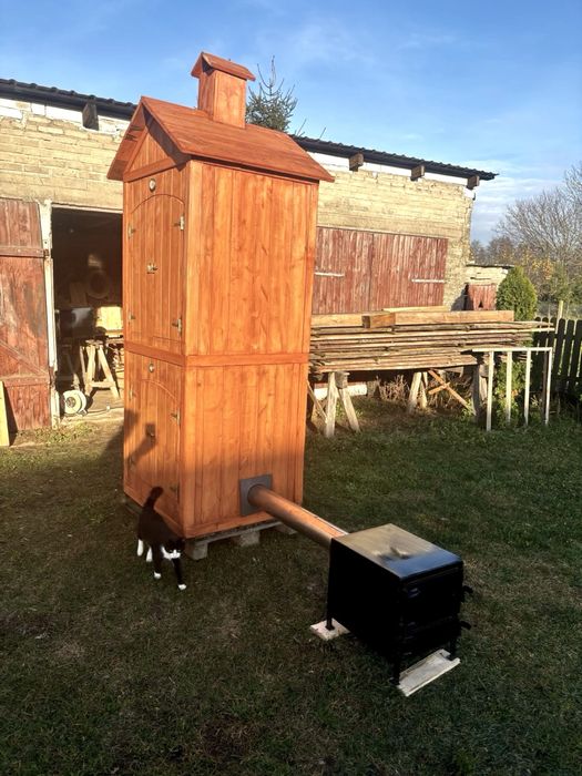 Wędzarnia z paleniskiem