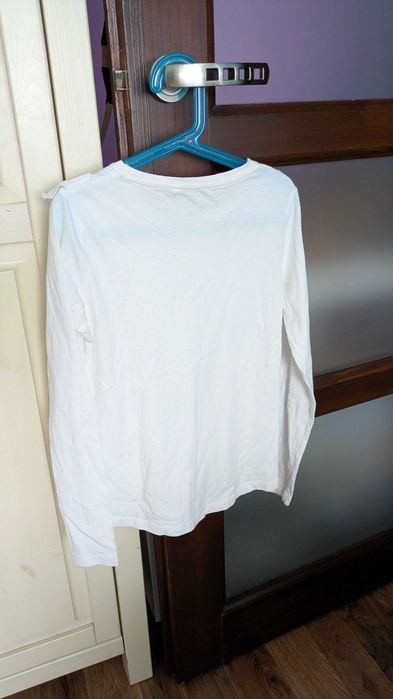 Biala bluzka szkolna 146 - 152 11 lat