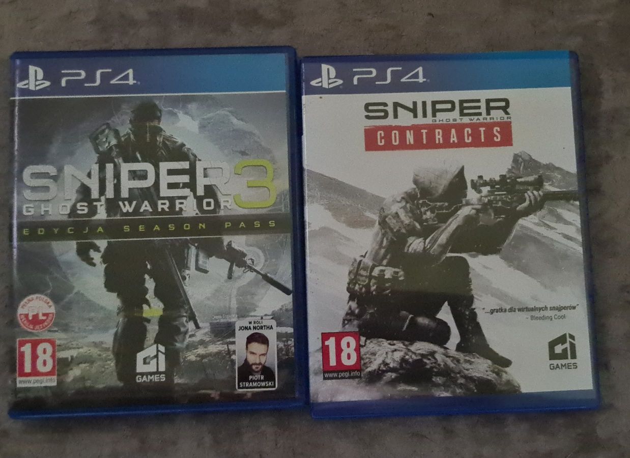 Gra PS4 Sniper Ghost Warrior Contracts i Sniper3 Ghost Warrior