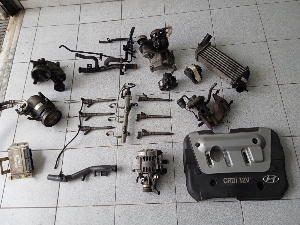 Hyundai 1.5 CRDi para peças, motor partiu