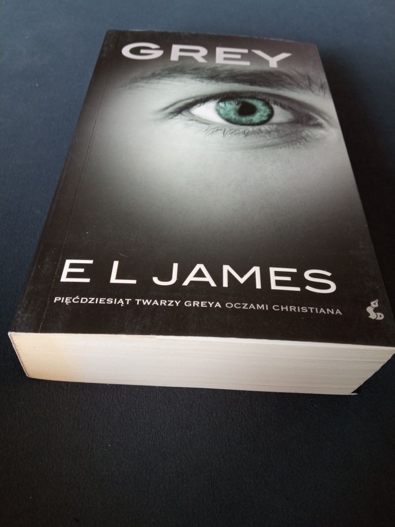 Książka Grey E L JAMES 50 twarzy Greya oczami Christiana