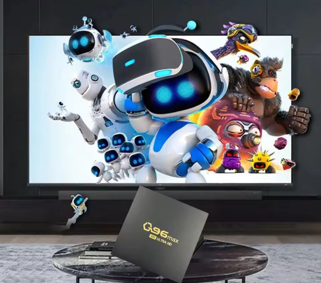 Q96 Max 8GB 128GB СМАРТ ТВ приставка Android 14 TV Box SMART TV 8k x96