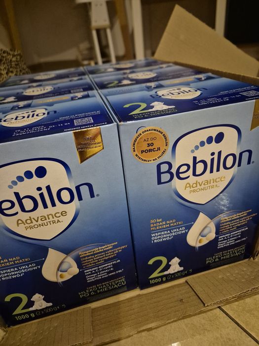 Sprzedam 6 opakowań mleka bebilon 2