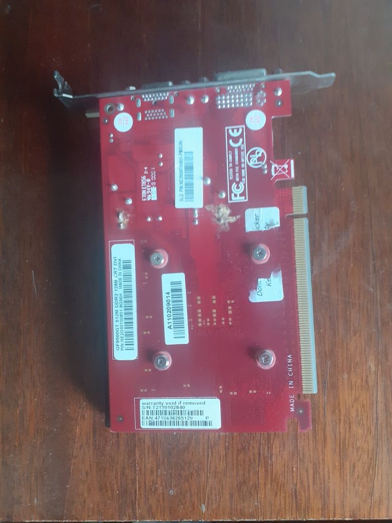 Відеокарта Nvidia Geforce 9500GT 512mb під відновлення