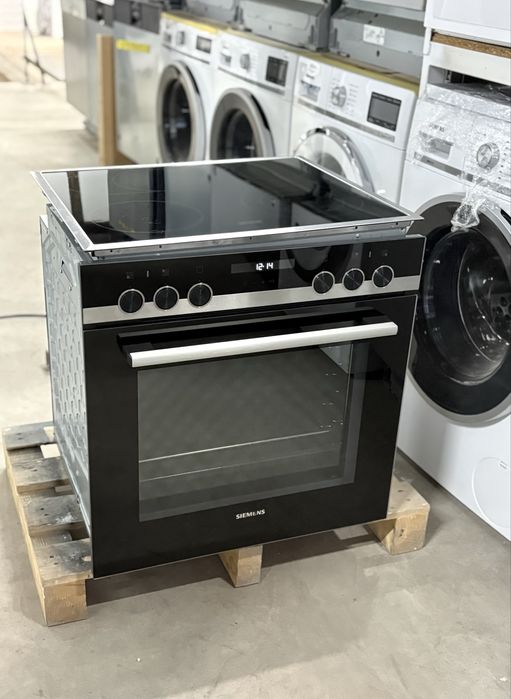 Комплект Siemens: керамічна варильна поверхня + духовка HE517ABS0